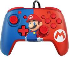 Faceoff Deluxe+ Audio Wired Controller - Mario