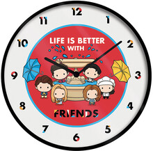 Clock Friends Life is better with friends - Chibi
