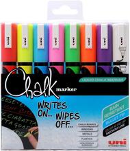 Uni - Chalkmarker 5M - Assorted colors, 8 pc