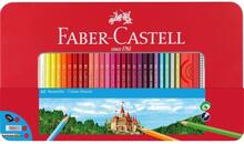 Faber-Castell - Hexagonal Colour pencils tin of 60