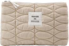 Meraki - Mentha Makeup bag - 30 cm - Off white/safari