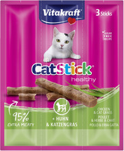 Vitakraft - Cat Stick chicken & cat grass 3 sticks