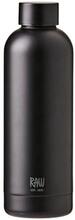 RAW creative - To Go Thermal bottle 0,5 L - Matte black steel