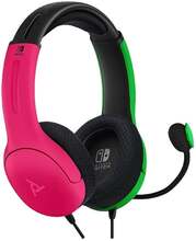 PDP Nintendo Switch Wired Headset LVL40 Pink/Green