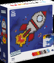 Plus-Plus - Puzzle By Number Rocket 500pcs