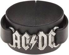 AC/DC: Leather Wrist Strap/Logo