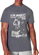 Bob Marley: Unisex T-Shirt/Hawaii (Snow Wash) (Large)