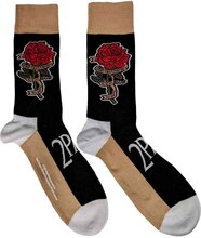 Tupac: Unisex Ankle Socks/Rose (UK Size 7 - 11)