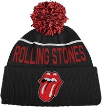 The Rolling Stones: Unisex Bobble Beanie Hat/Classic Tongue