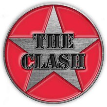 The Clash: Pin Badge/Military Logo