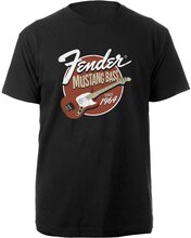 Fender: Unisex T-Shirt/Mustang Bass (Small)
