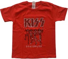 KISS: Kids T-Shirt/Destroyer Sketch (11-12 Years)
