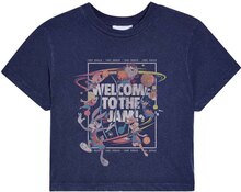 Space Jam: Ladies T-Shirt/SJ2: Welcome To The Jam (Cropped) (Medium)
