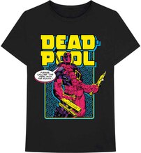 Marvel Comics: Unisex T-Shirt/Deadpool Comic Merc (X-Large)