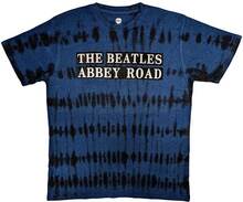 The Beatles: Unisex T-Shirt/Abbey Road Sign (Dip-Dye) (Small)