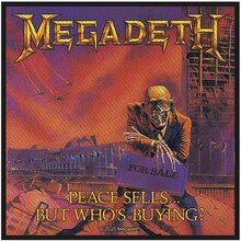 Megadeth: Standard Patch/Peace Sells