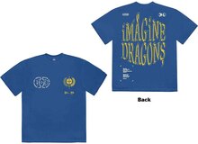 Imagine Dragons: Unisex T-Shirt/Lyrics (Back Print) (X-Large)