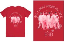 Backstreet Boys: Unisex T-Shirt/All I Want Xmas (Medium)