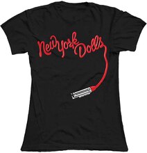New York Dolls: Ladies T-Shirt/Lipstick Logo (Small)