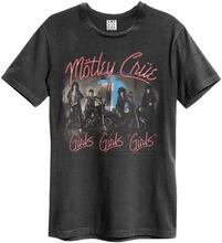 Motley Crue: Girls Girls Girls Amplified Vintage Charcoal Medium t Shirt