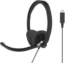 KOSS Headset CS300 On-Ear USB Svart