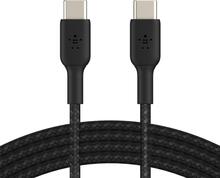 Belkin Boost Charge Usb-C To Usb-C Cable, Braided 1M - Black