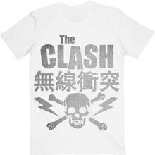The Clash: Unisex T-Shirt/Skull & Crossbones (Large)