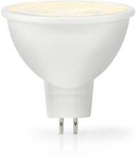 Nedis LED-lampa GU5.3 | Spot | 6.5 W | 550 lm | 2700 K | Dimbar | Varm Vit | Tydlig | Antal lampor i förpackning: 1 st.