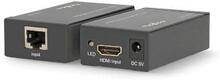 Nedis HDMI - Extender | Över Cat6 | upp till 60.0 m | 1080p | 1.65 Gbps | Metall | Antracit