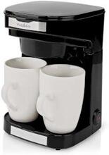 Nedis Kaffebryggare | Filtrera kaffe | 0.25 l | 2 Koppar | Svart