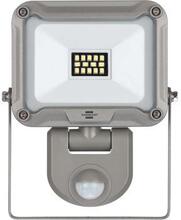Brennenstuhl LED-strålkastare JARO 1050 P (LED-strålkastare för väggmontage för utvändig IP54, 10W, 980lm, 6500K, med rörelsedetektor, tillverkad av högkvalitativt aluminium)