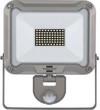 Brennenstuhl LED spotlight JARO 5050 P (LED utomhusspotlight för väggmontage, 50Wm, 4400lm, 6500K, IP54, med rörelsedetektor, tillverkad av högkvalitativt aluminium)