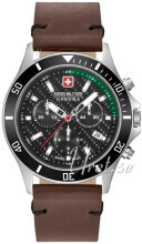 Swiss Military Hanowa 06-4337.04.007.06 Hanowa Musta/Nahka Ø42 mm