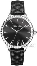 Thomas Sabo WA0321-203-203 Musta/Nahka Ø38 mm