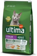 Ultima Cat Sterilized Lachs & Gerste - Sparpaket: 2 x 10 kg