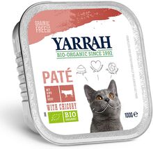 Sparpaket Yarrah Bio 48 x 100 g - Pâté: Bio-Huhn & Bio-Truthahn mit Bio-Aloe Vera