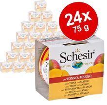 Sparpaket Schesir Fruit 24 x 75 g - Mix (3 Sorten)