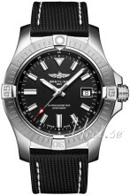 Breitling A17318101B1X2 Avenger Automatic 43 Svart/Läder Ø43 mm