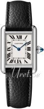 Cartier WSTA0042 Tank Must De Cartier Silverfärgad/Läder