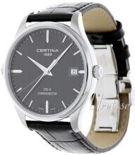 Certina C033.451.16.051.00 Ds 8 Svart/Läder Ø40 mm