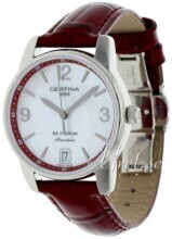 Certina C034.210.16.427.00 DS Podium Vit/Läder Ø33 mm