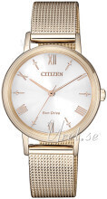 Citizen EM0576-80A Eco Drive 180 Silverfärgad/Gulguldtonat stål Ø30 mm