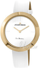 Jacques Lemans 1-2031F La Passion Vit/Läder Ø37 mm