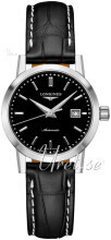 Longines L4.325.4.52.0 The Longines 1832 Svart/Läder Ø30 mm