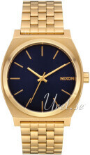 Nixon A045-2033 The Time Teller Blå/Gulguldtonat stål Ø37 mm