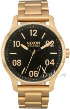 Nixon A1242513-00 Svart/Gulguldtonat stål Ø42 mm