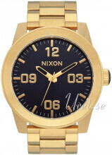 Nixon A346-2033 The Corporal Svart/Gulguldtonat stål Ø48 mm