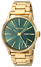 Nixon A3561919-00 The Sentry Grön/Gulguldtonat stål Ø42 mm