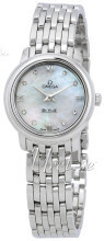 Omega 424.10.24.60.55.001 De Ville Prestige Vit/Stål Ø24.4 mm