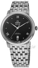 Omega 424.10.40.20.01.003 De Ville Prestige Svart/Stål Ø39.5 mm